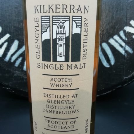 Kilkerran Work in Progress  WIP 4 orange front label