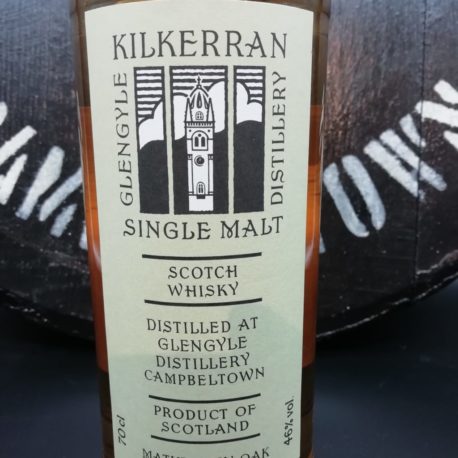 Kilkerran Work in Progress  WIP 3 Green front label