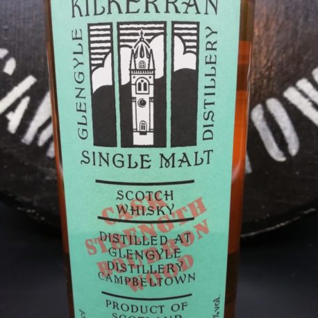 Kilkerran Work in Progress  WIP 7 bourbon front label