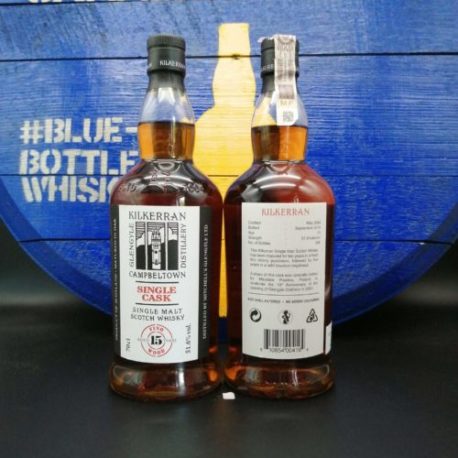 Kilkerran 15 yo Pawlina Poland Front and Back label 51,6 Fino